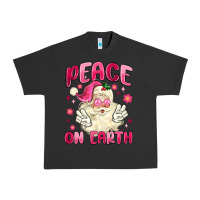 Pigment Black peace on earth Urban Heavy Tee - MaliasSmallBusiness