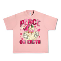 Salmon peace on earth Urban Heavy Tee - MaliasSmallBusiness