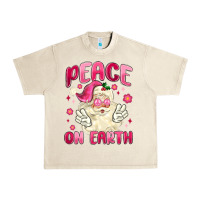 Sandshell peace on earth Urban Heavy Tee - MaliasSmallBusiness