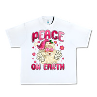 White peace on earth Urban Heavy Tee - MaliasSmallBusiness