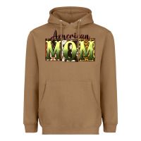 Toasted Coconut American Mom Mother's Day Heavyweight Hoodie - CowGirlArtShop