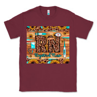 Burgundy rn registered nurse Classic Tee - JahusDesignShop