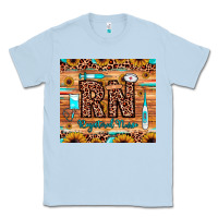 Dusty Blue rn registered nurse Classic Tee - JahusDesignShop