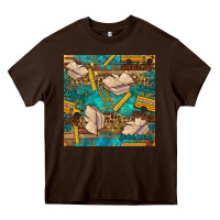 Chocolate Brown student delivery specialist seamless pattern Heavy Core Tee - BundleAndBundleShop
