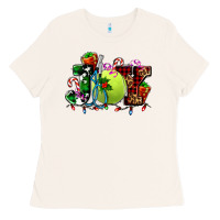 Joy And Tennis Christmas Ladies Tee | Teevron