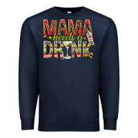 Navy Mama needs a drink mother's day Premium Sweatshirt - HowdyJamesFarm