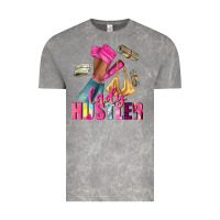 Cloud Rock lady hustler afro high heels Vintage Tee - NancyCooperArtShop