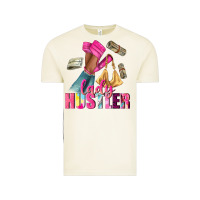 Vintage Arctic lady hustler afro high heels Vintage Tee - NancyCooperArtShop