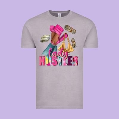Lady Hustler Afro High Heels Vintage Tee Designed By Nancycooperartshop