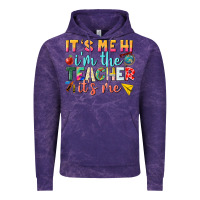Cloud Purple its me hi im the teacher its me nca Vintage Hoodie - NancyCooperArtShop