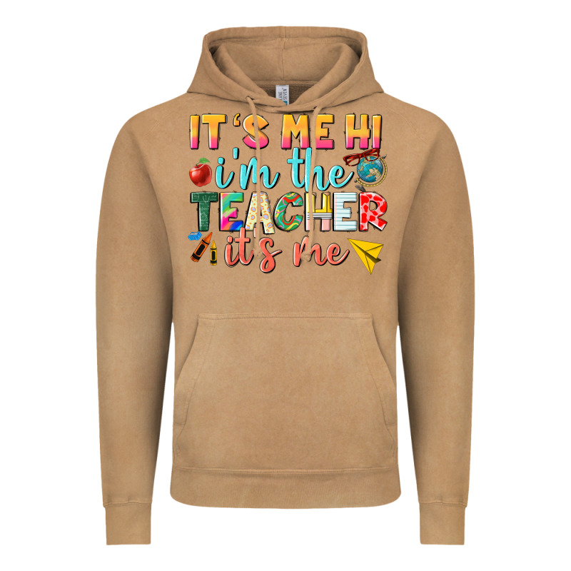 Its Me Hi Im The Teacher Its Me Nca Vintage Hoodie by NancyCooperArtShop | Teevron