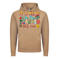 Vintage Coffee its me hi im the teacher its me nca Vintage Hoodie - NancyCooperArtShop