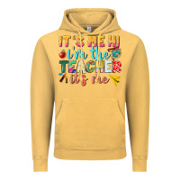 Vintage Mustard its me hi im the teacher its me nca Vintage Hoodie - NancyCooperArtShop