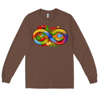 Chestnut infinity symbol autism Long Sleeve Tee - LillyAllenDesigns
