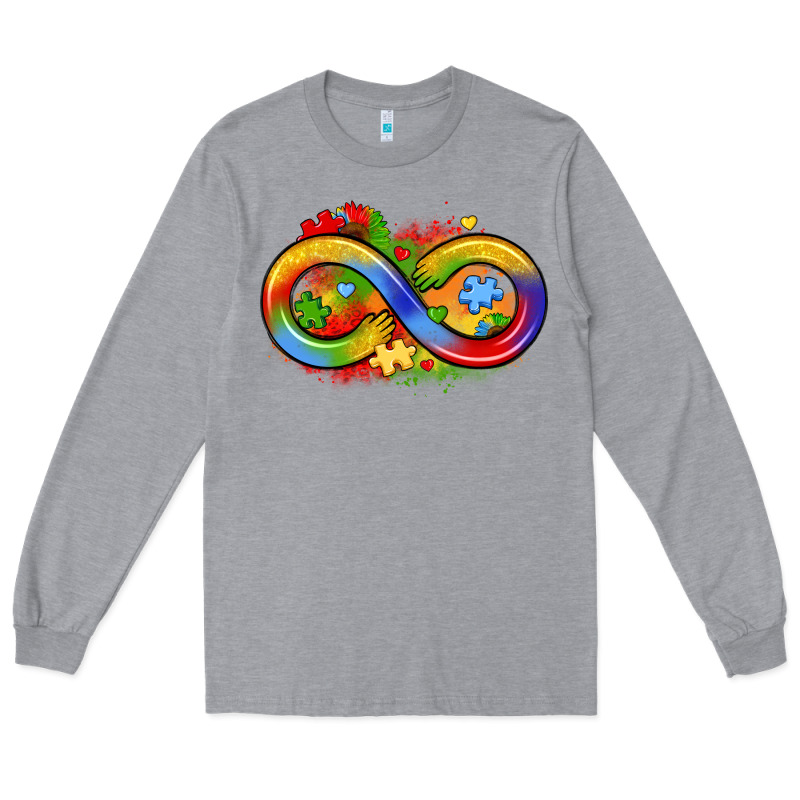 Infinity Symbol Autism Long Sleeve Tee by LillyAllenDesigns | Teevron