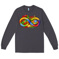 Smoke infinity symbol autism Long Sleeve Tee - LillyAllenDesigns