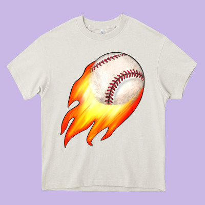 Baseball Heavy Core Tee Designed By Jahusdesignshop