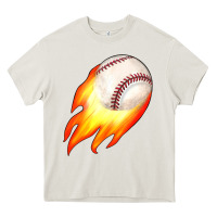 Cream baseball Heavy Core Tee - JahusDesignShop