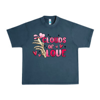 Midnight Navy clouds of love Urban Heavy Tee - MaliasSmallBusiness