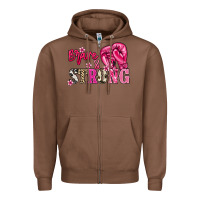 Chestnut brave and strong Zipper Hoodie - NancyCooperArtShop