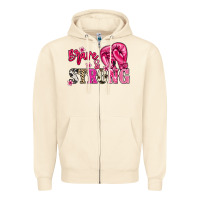 Sandshell brave and strong Zipper Hoodie - NancyCooperArtShop
