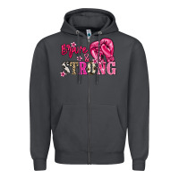 Smoke brave and strong Zipper Hoodie - NancyCooperArtShop