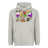 Moon Dust Mardi Gras wine glasses Heavyweight Hoodie - HowdyJamesFarm