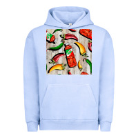 Pigment Grape Ice mexican chili and pepper seamless pattern Urban Hoodie - BundleAndBundleShop