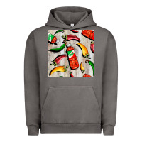 Pigment Tornado mexican chili and pepper seamless pattern Urban Hoodie - BundleAndBundleShop
