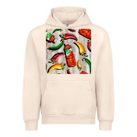 Sandshell mexican chili and pepper seamless pattern Urban Hoodie - BundleAndBundleShop