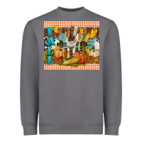 Storm Fall With Baby Goat Heavyweight Sweatshirt - LillyAllenDesigns