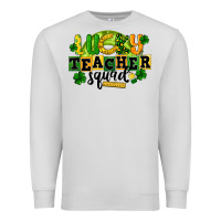 Dove Grey Lucky Teacher Squad St. Patrick's Day Premium Sweatshirt - CowGirlArtShop