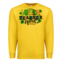 Lemon Lucky Teacher Squad St. Patrick's Day Premium Sweatshirt - CowGirlArtShop