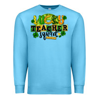 Ocean Blue Lucky Teacher Squad St. Patrick's Day Premium Sweatshirt - CowGirlArtShop