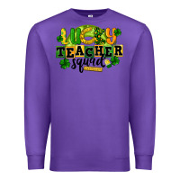 Purple Lucky Teacher Squad St. Patrick's Day Premium Sweatshirt - CowGirlArtShop