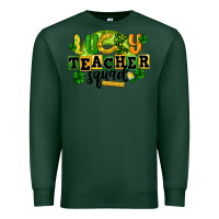 Sports Green Lucky Teacher Squad St. Patrick's Day Premium Sweatshirt - CowGirlArtShop