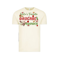 Vintage Arctic santa's favorite daycare provider Vintage Tee - MaliasSmallBusiness