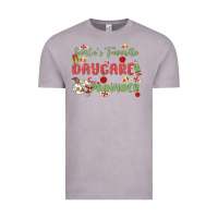 Vintage Zinc santa's favorite daycare provider Vintage Tee - MaliasSmallBusiness