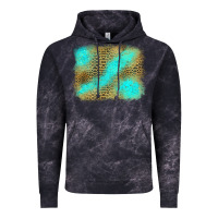 Cloud Black Turquoise Leopard Background Vintage Hoodie - Jasminsmagicworld