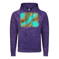 Cloud Purple Turquoise Leopard Background Vintage Hoodie - Jasminsmagicworld