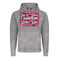Cloud Rock This is what a survivor looks like Breast Cancer Vintage Hoodie - NancyCooperArtShop