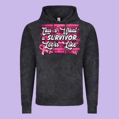 This Is What A Survivor Looks Like Breast Cancer Vintage Hoodie Designed By Nancycooperartshop