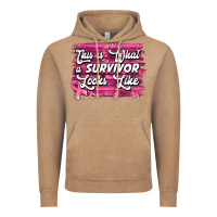 Vintage Coffee This is what a survivor looks like Breast Cancer Vintage Hoodie - NancyCooperArtShop