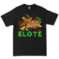 Black Elote corn sombrero lime and  cactus Premium Tee - AdoDesignShop
