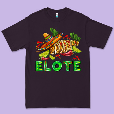 Elote Corn Sombrero Lime And  Cactus Premium Tee Designed By Adodesignshop
