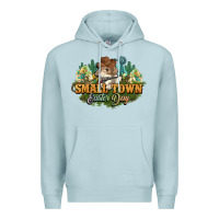 Blue Mist Small town Easter Day Premium Hoodie - HowdyJamesFarm