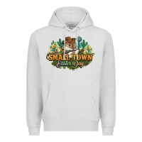 Dove Grey Small town Easter Day Premium Hoodie - HowdyJamesFarm