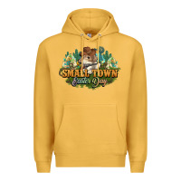 Mustard Small town Easter Day Premium Hoodie - HowdyJamesFarm
