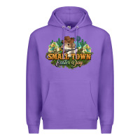 Purple Small town Easter Day Premium Hoodie - HowdyJamesFarm