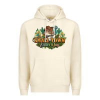 Sandshell Small town Easter Day Premium Hoodie - HowdyJamesFarm